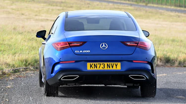 Mercedes CLA - rear cornering