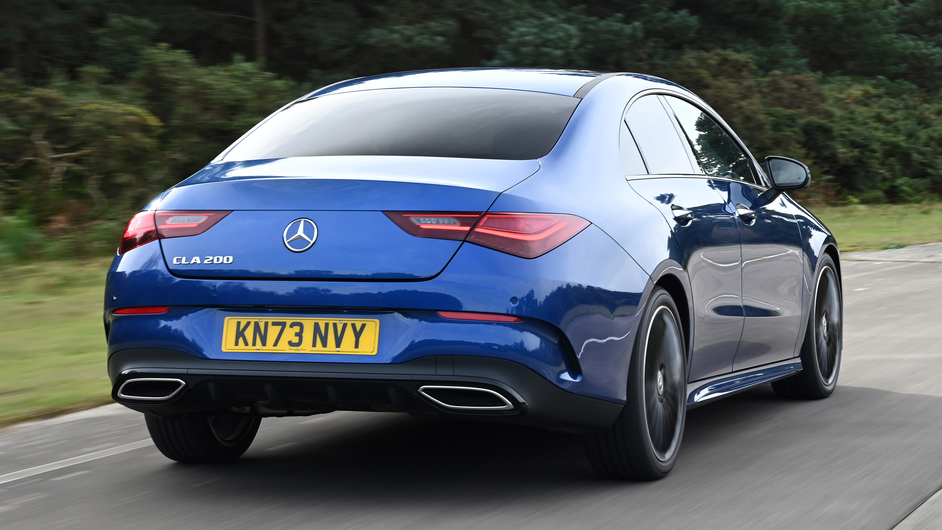 Mercedes CLA - rear action