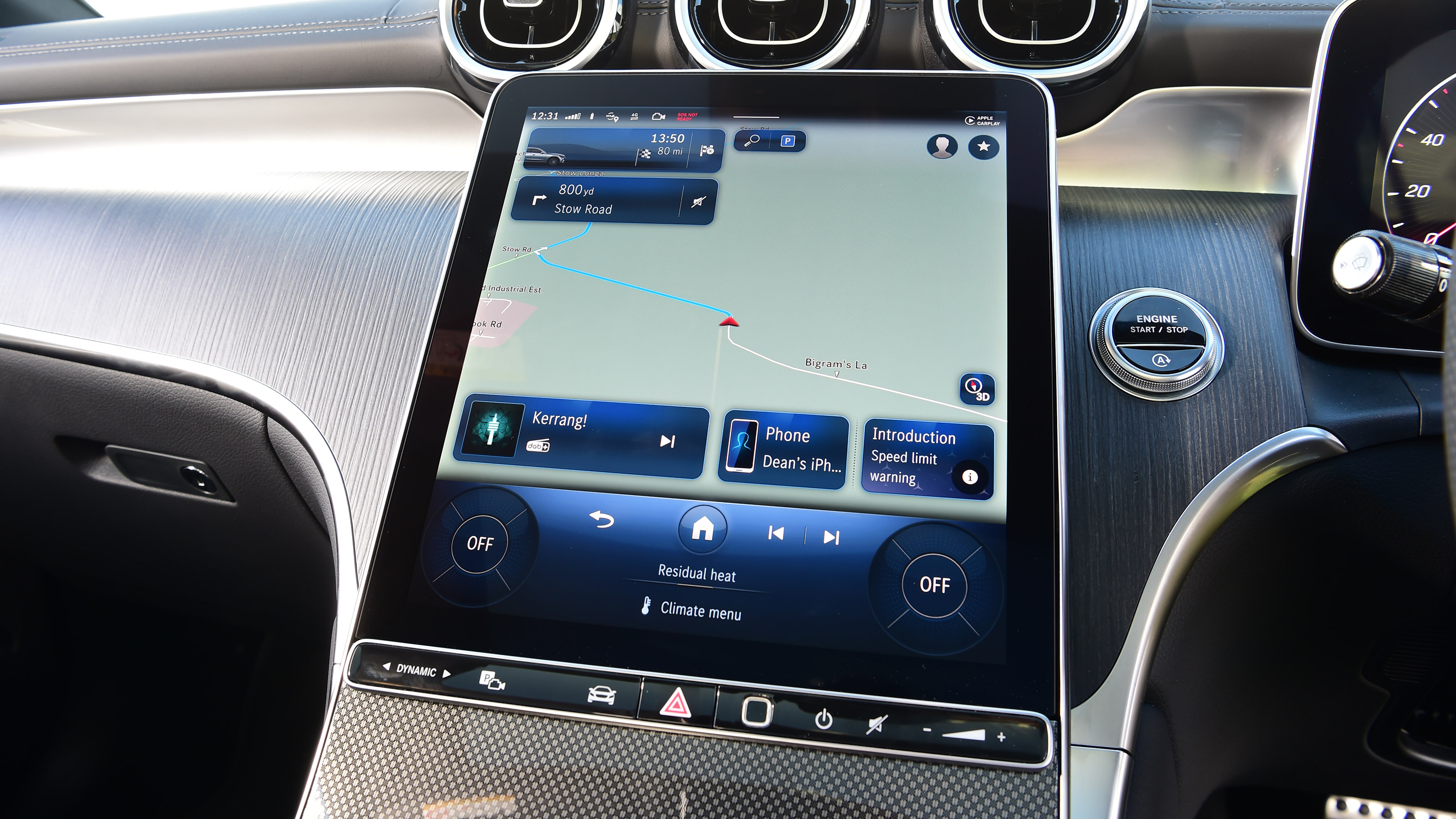 Mercedes GLC Coupe - infotainment