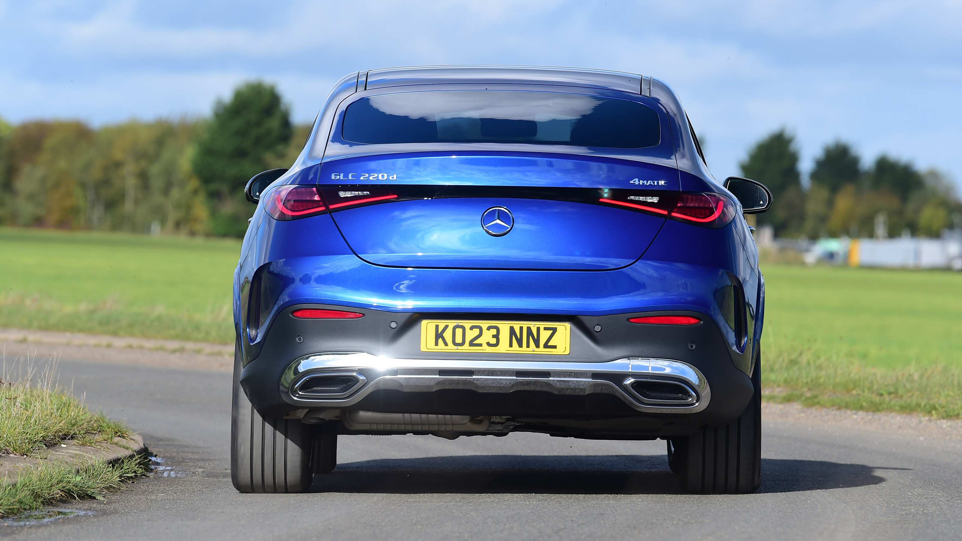 Mercedes GLC Coupe - rear cornering