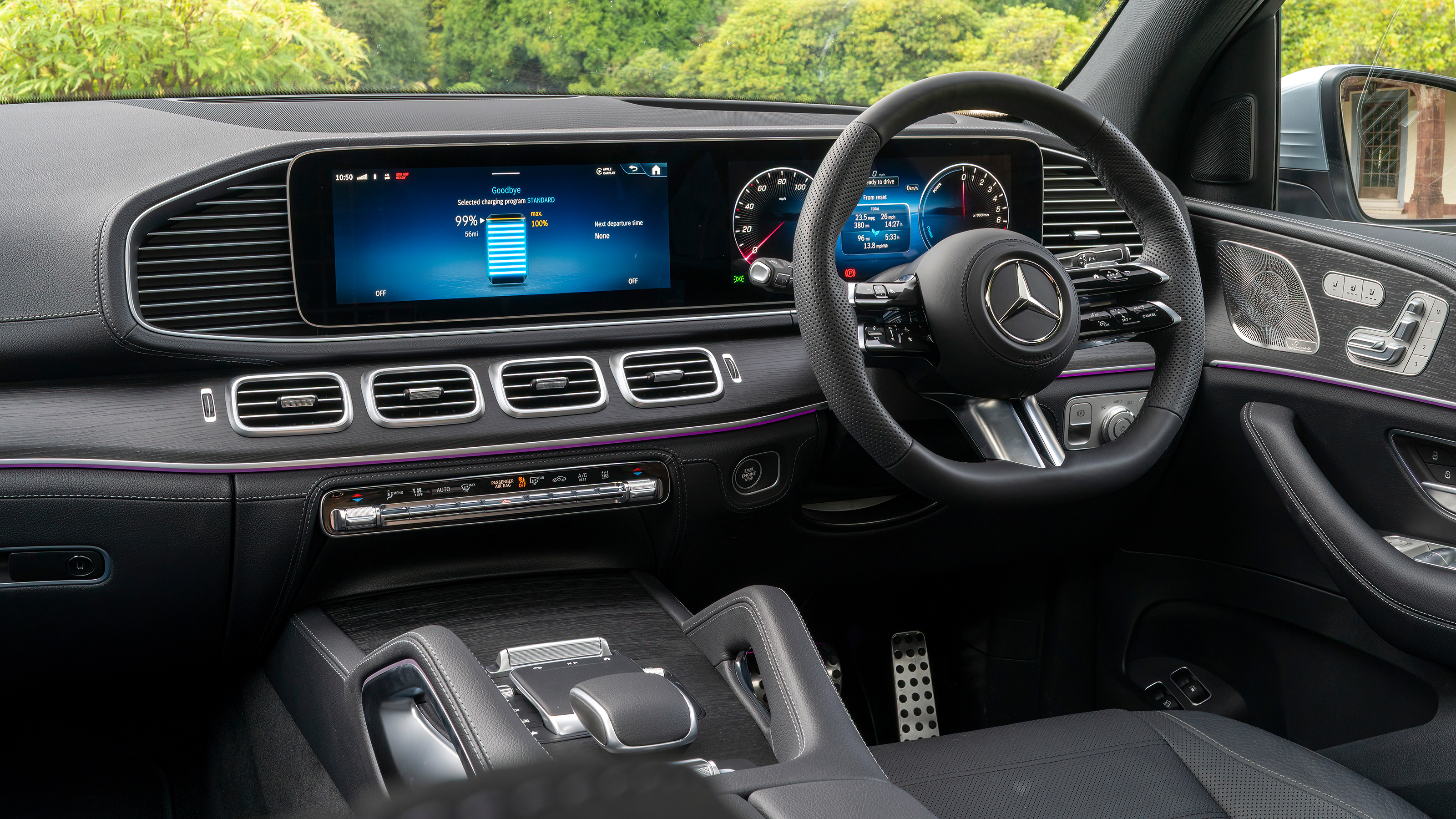 Mercedes GLE 400e - dashboard