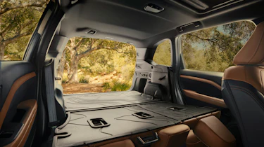 Subaru Forester - boot (interior view with rear seats folded)