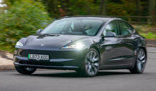 Tesla Model 3 - front cornering