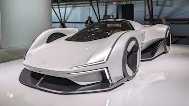 Polestar supercar - front static on showstand