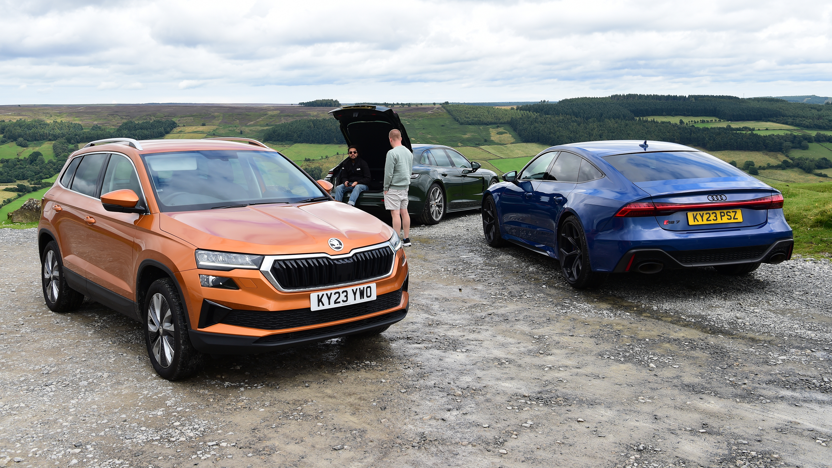 Skoda Karoq and Audi RS 7