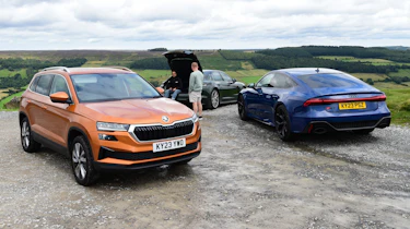 Skoda Karoq and Audi RS 7