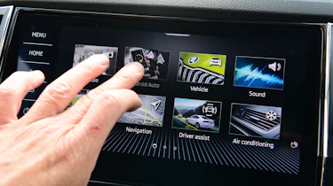 Skoda Karoq - infotainment screen