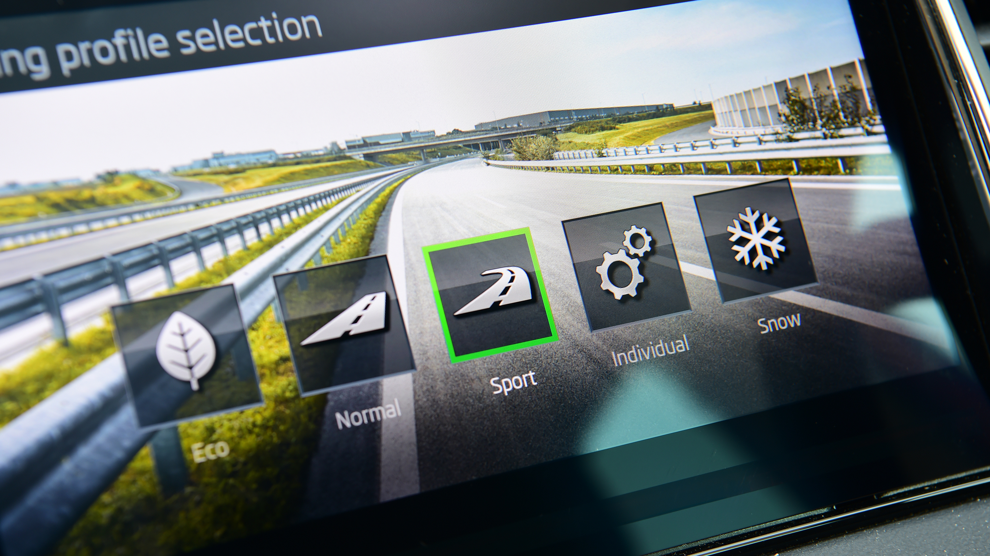 Skoda Karoq - drive mode options