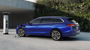 Skoda Superb Estate - rear charging