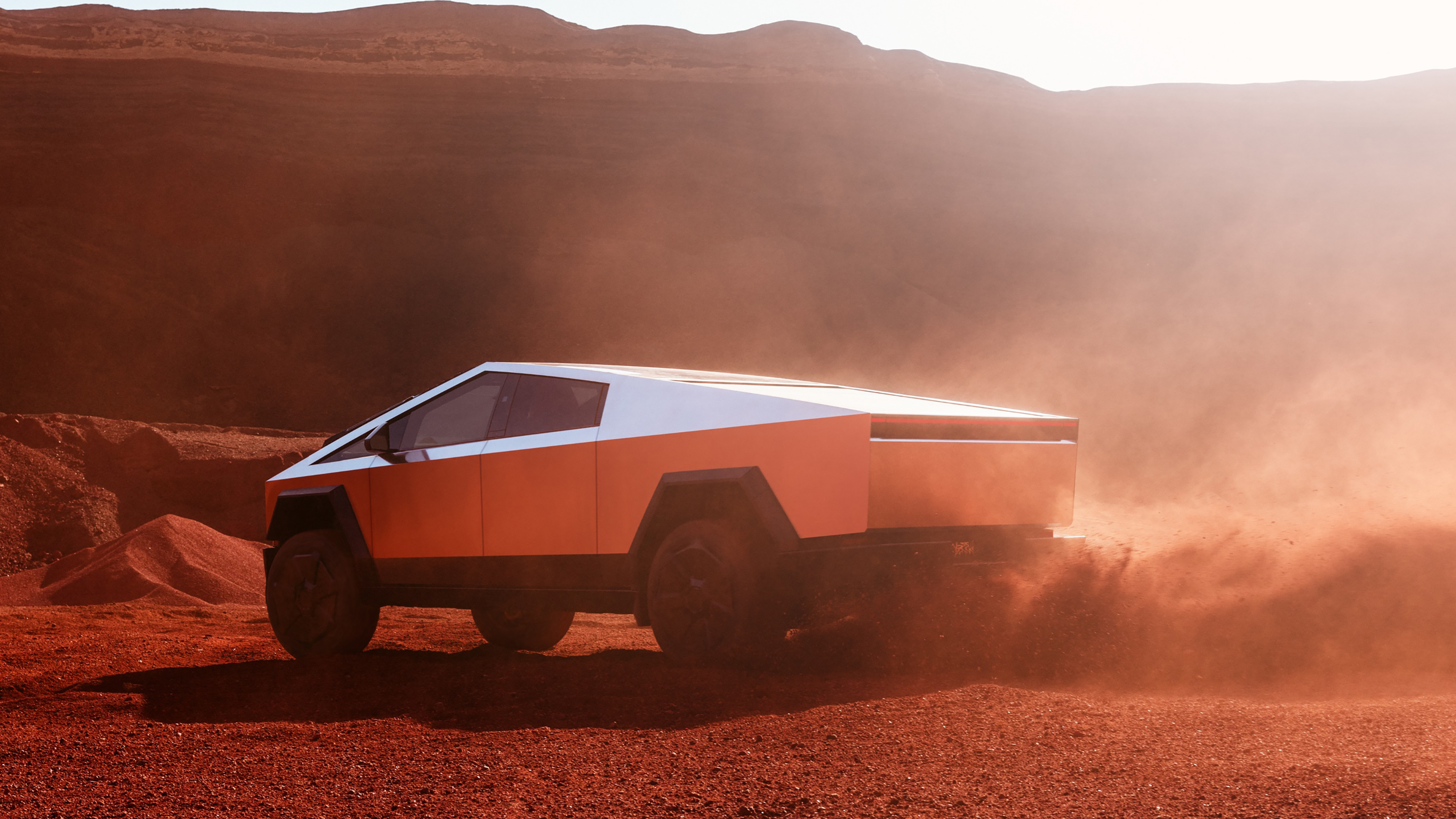 Tesla Cybertruck 2023 official rear