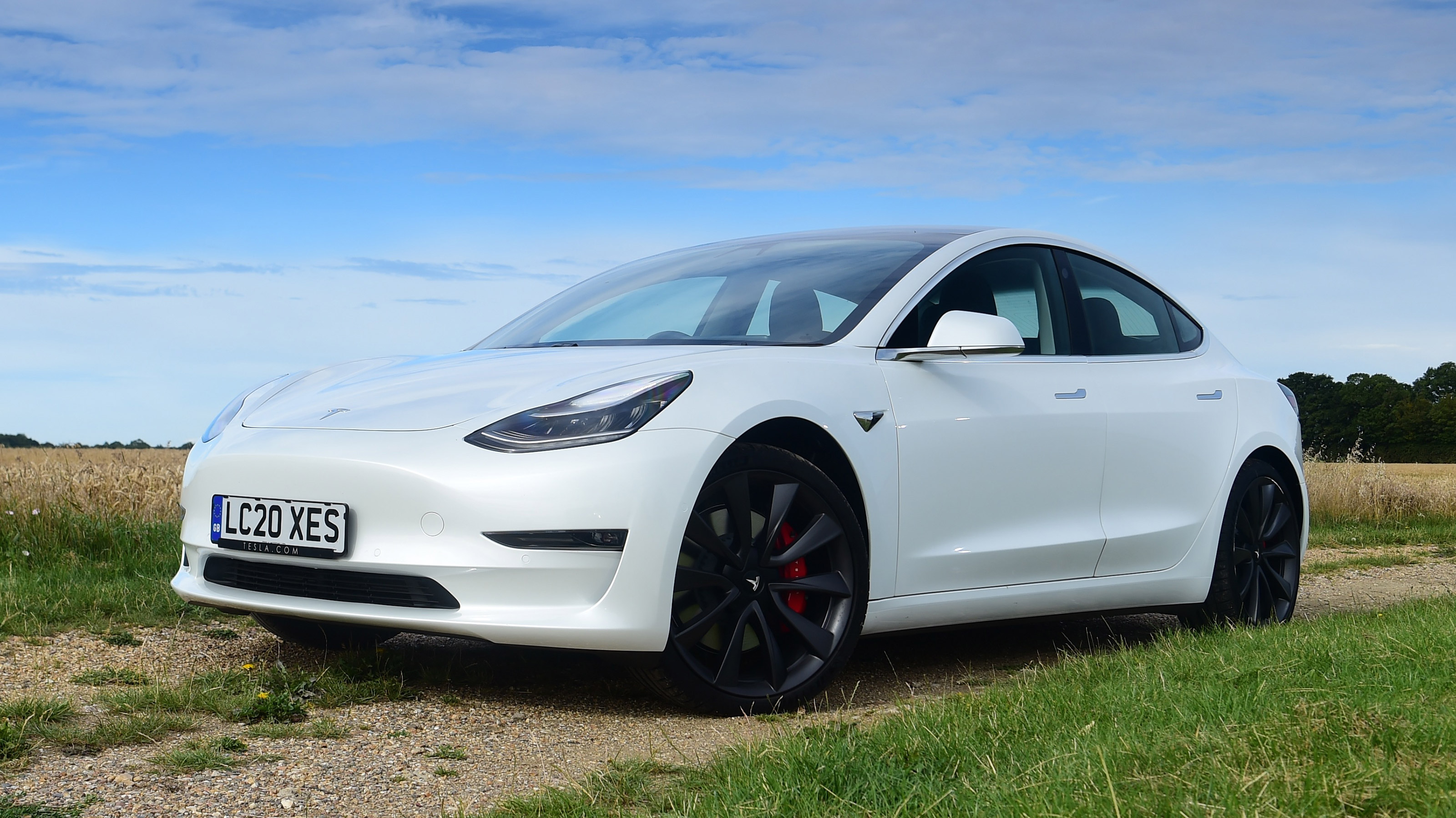 Used Tesla Model 3 - front 