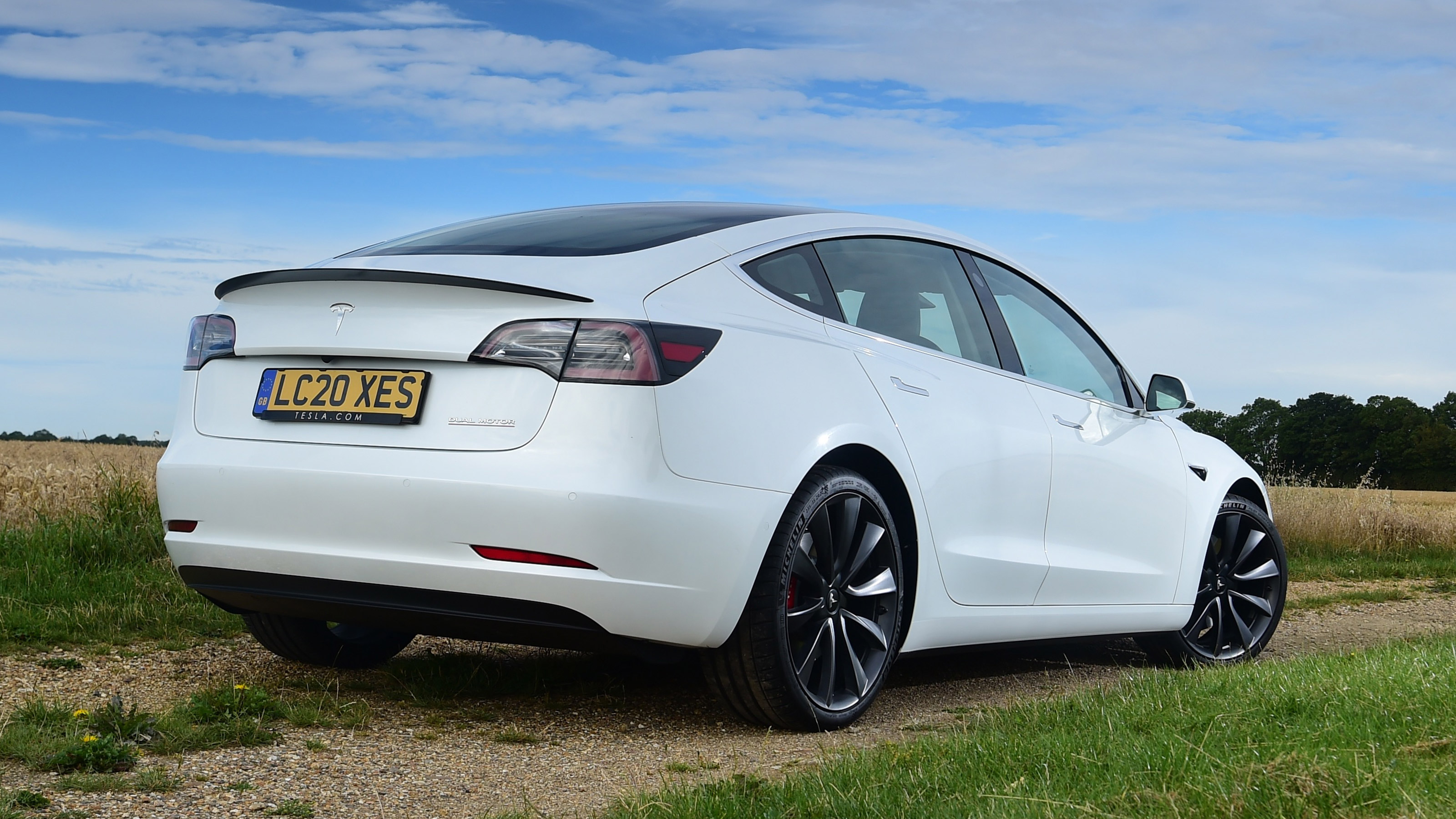 Used Tesla Model 3 - rear