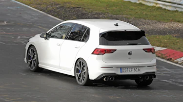 Volkswagen Golf R hatchback Mk8.5 test car - rear cornering