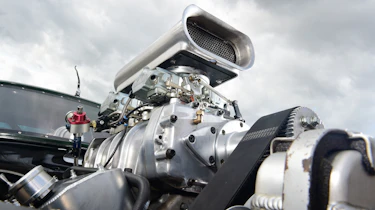 'Ain't no Saint' Volvo P1800 - air intake