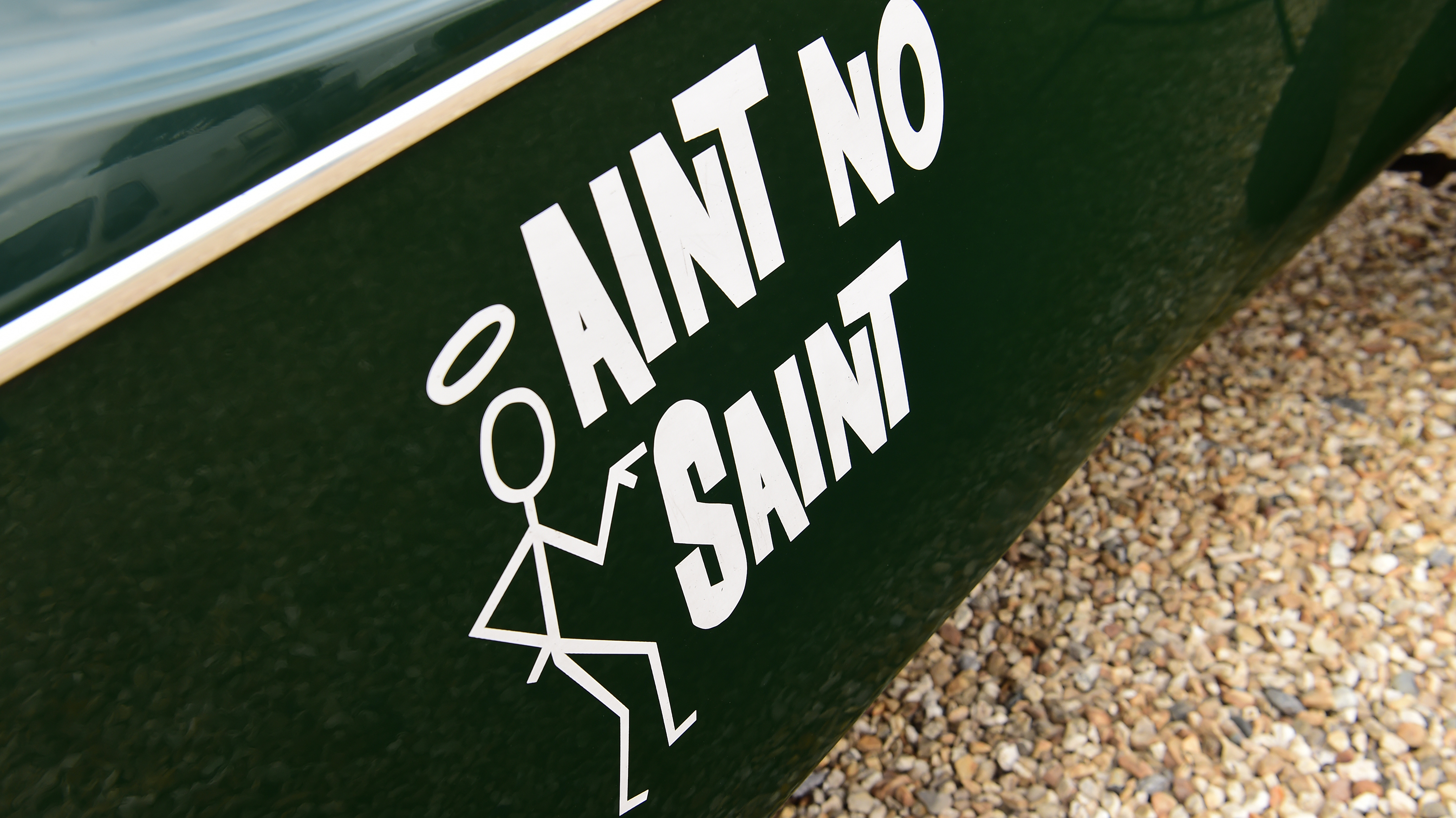 'Ain't no Saint' Volvo P1800 - 'Ain't no Saint' decal