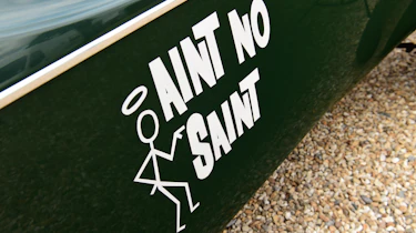'Ain't no Saint' Volvo P1800 - 'Ain't no Saint' decal