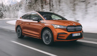 Skoda Enyaq Coupe vRS - front tracking