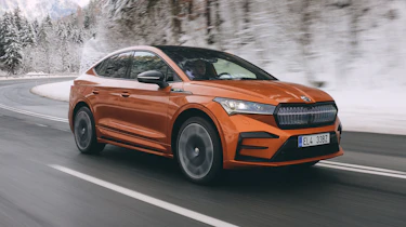 Skoda Enyaq Coupe vRS - front tracking