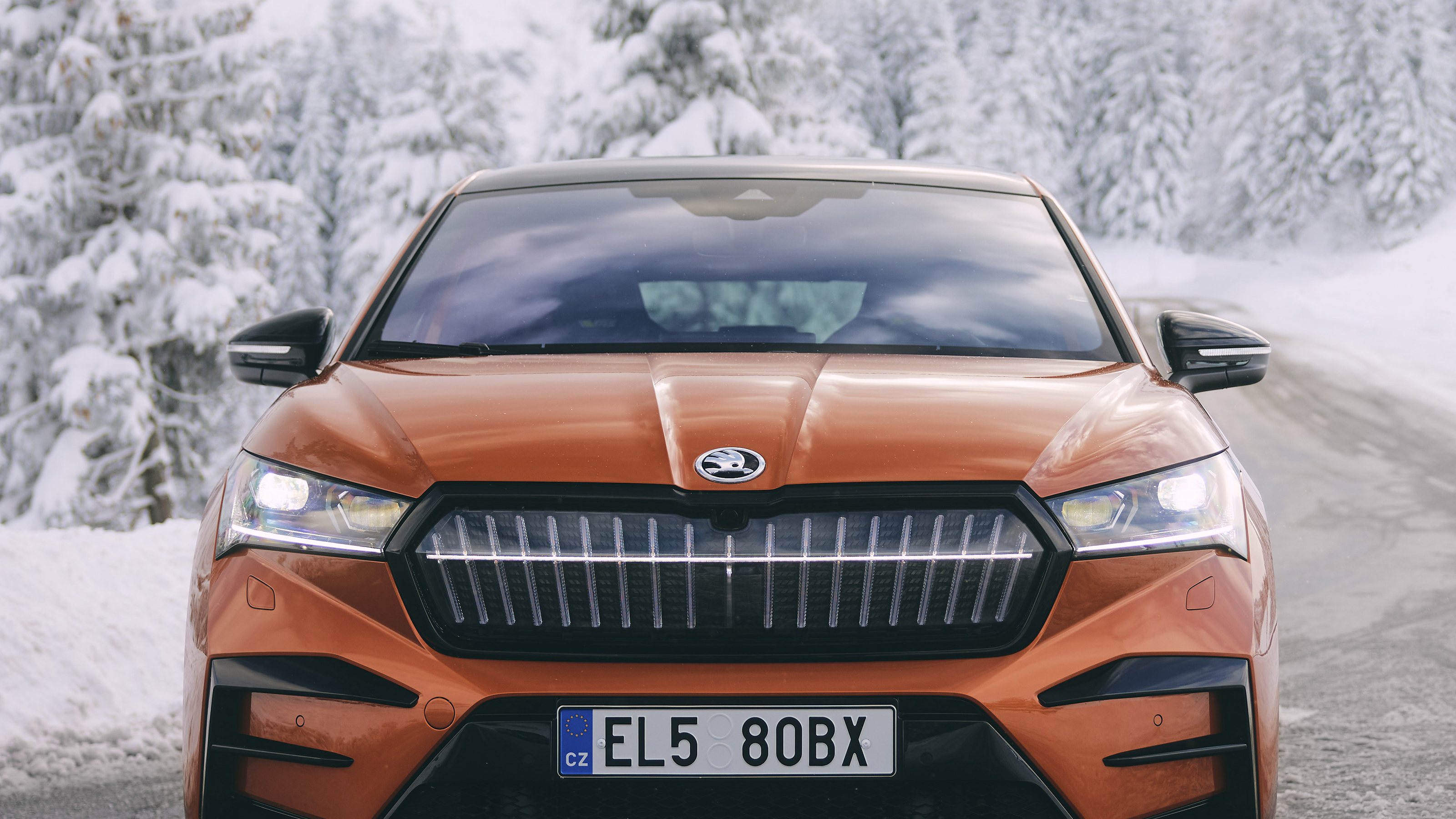 Skoda Enyaq Coupe vRS - front end