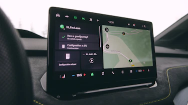 Skoda Enyaq Coupe vRS - infotainment screen