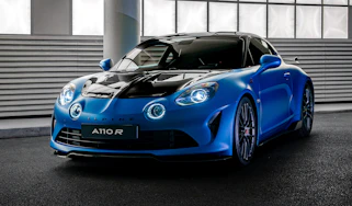 Alpine A110 R Turini - front 3/4 static
