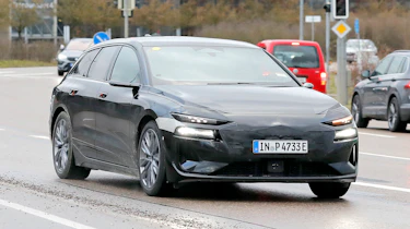 Audi A6 Avant e-tron spy shots - front