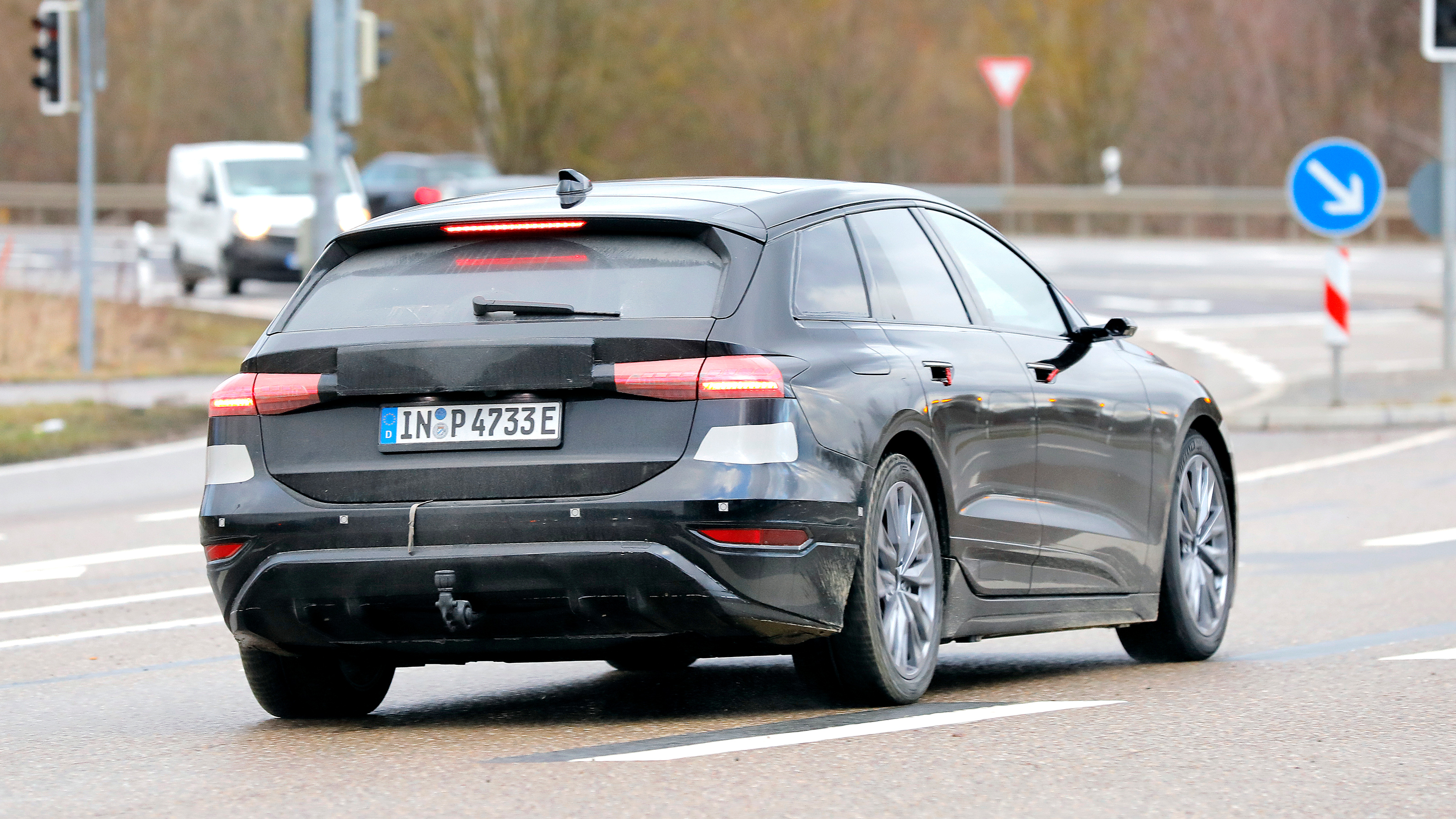 Audi A6 Avant e-tron spy shots - rear 