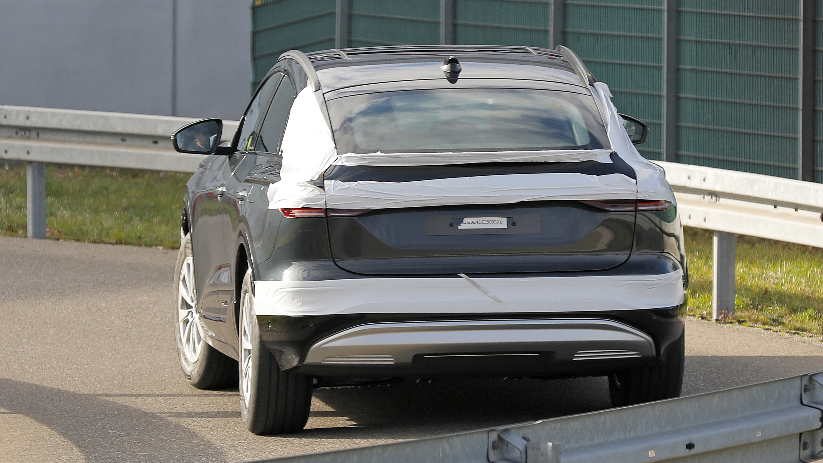 Audi Q6 e-tron Sportback (camouflaged) - rear