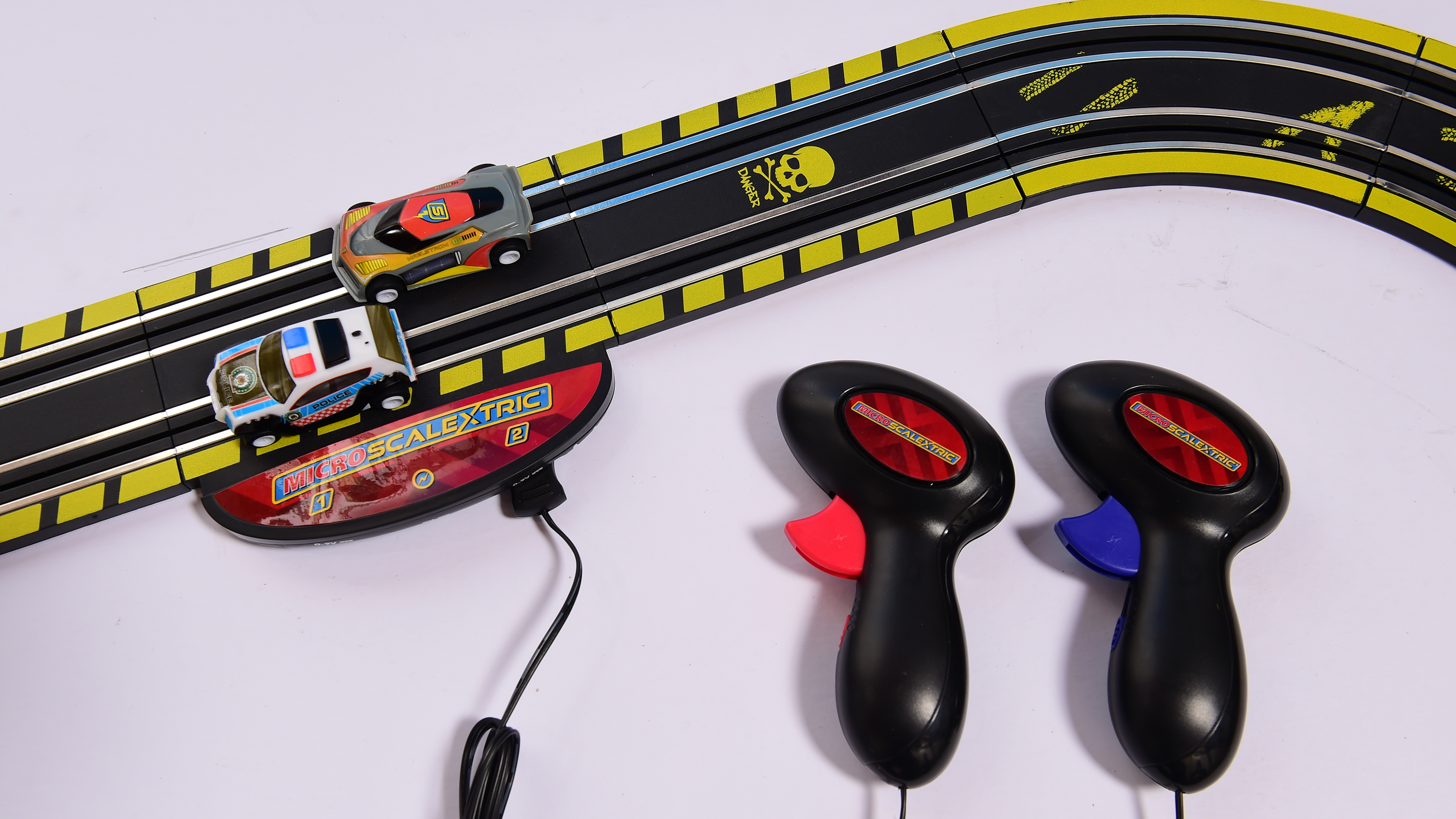 Micro Scalextric Law Enforcer slot car set