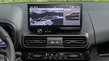 2024 Citroen e-Berlingo - centre console and infotainment screen