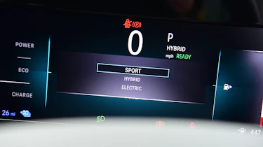 Vauxhall Astra - dashboard screen