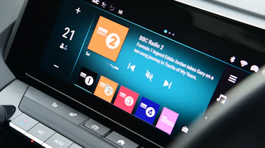 Vauxhall Astra - infotainment screen