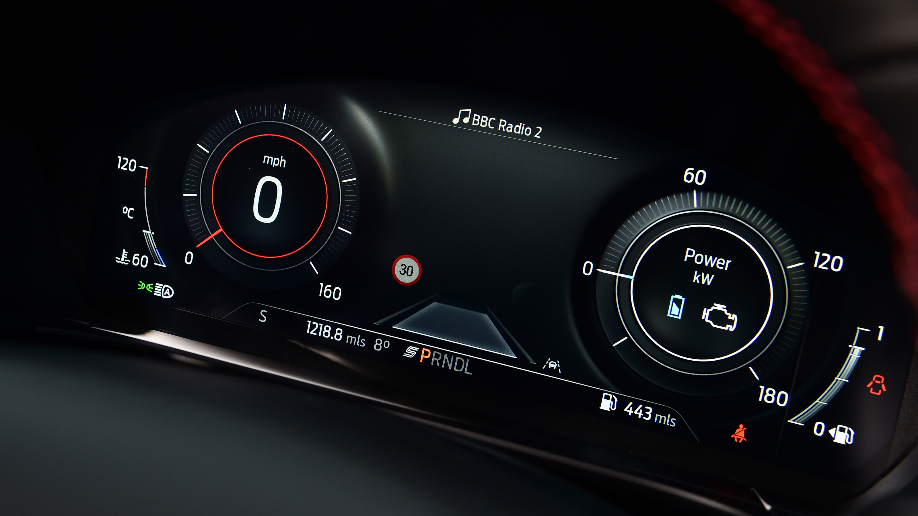 Ford Kuga - dashboard screen