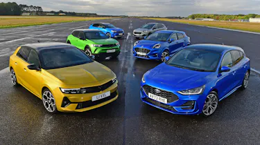 Assortment of Fords and Vauxhalls
