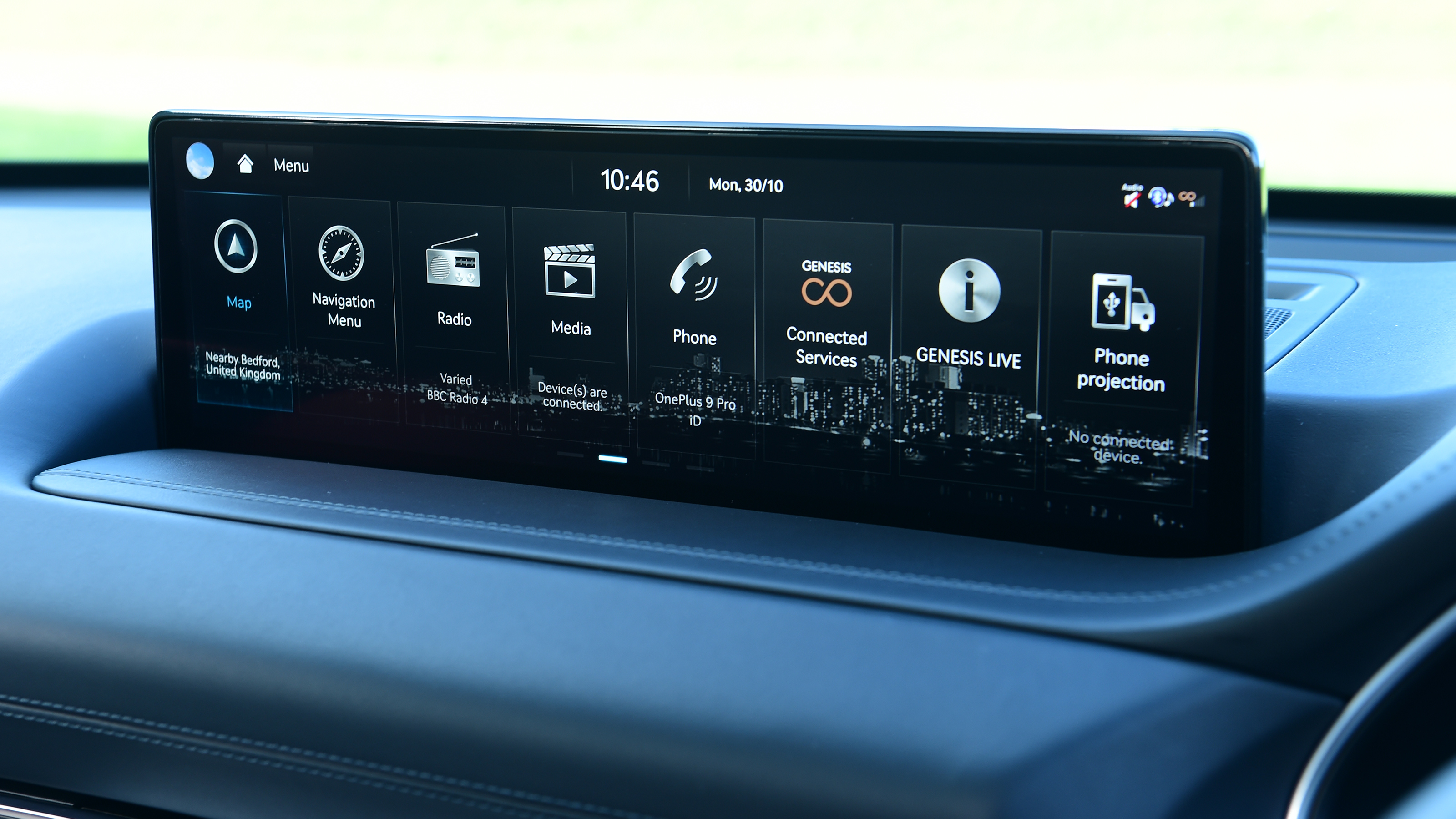 Genesis GV80 - infotainment screen