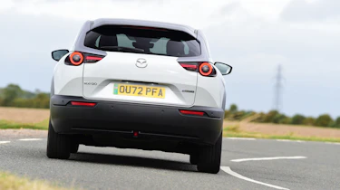 Mazda MX-30 - rear cornering
