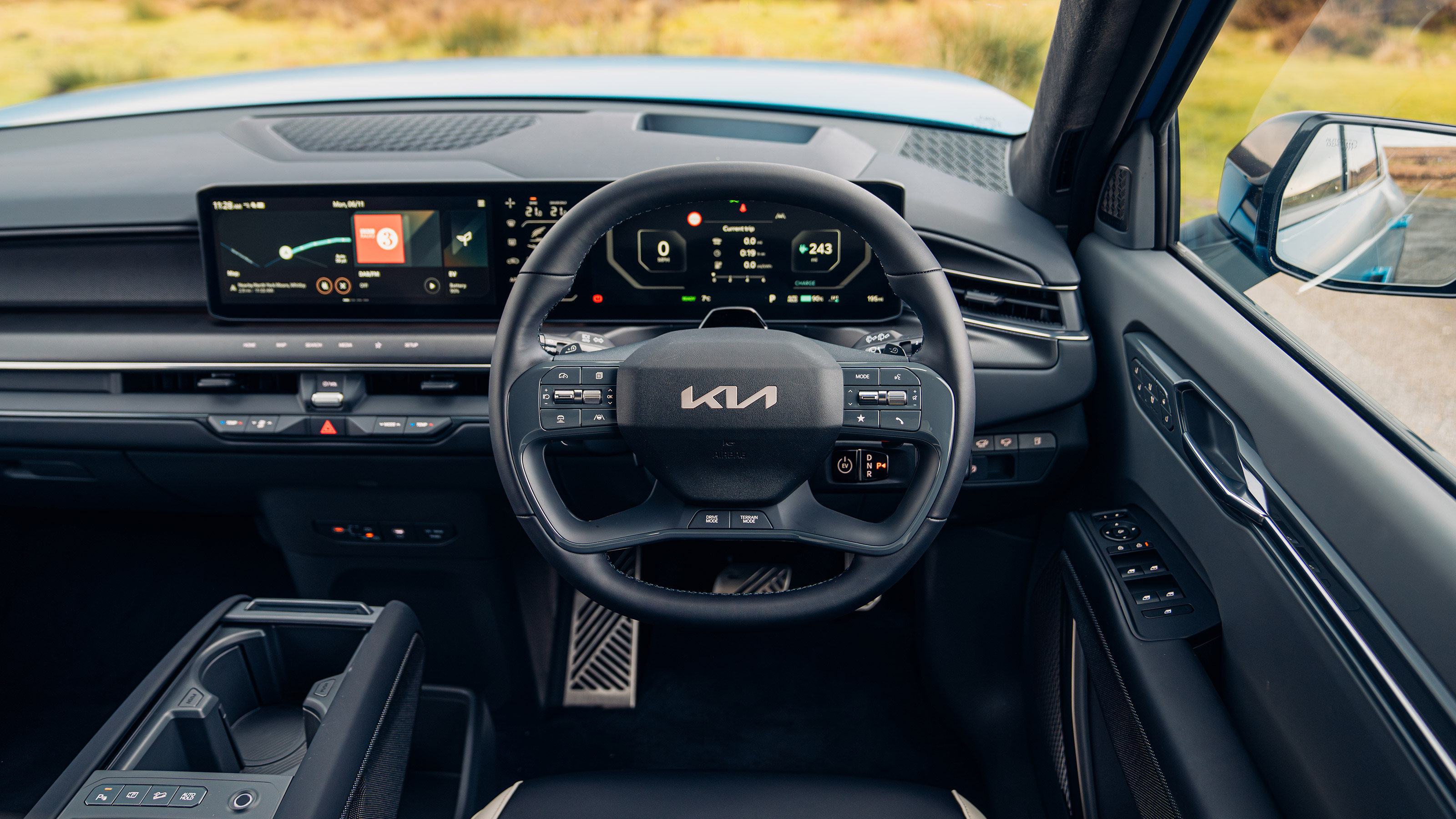 Kia EV9 UK - dash