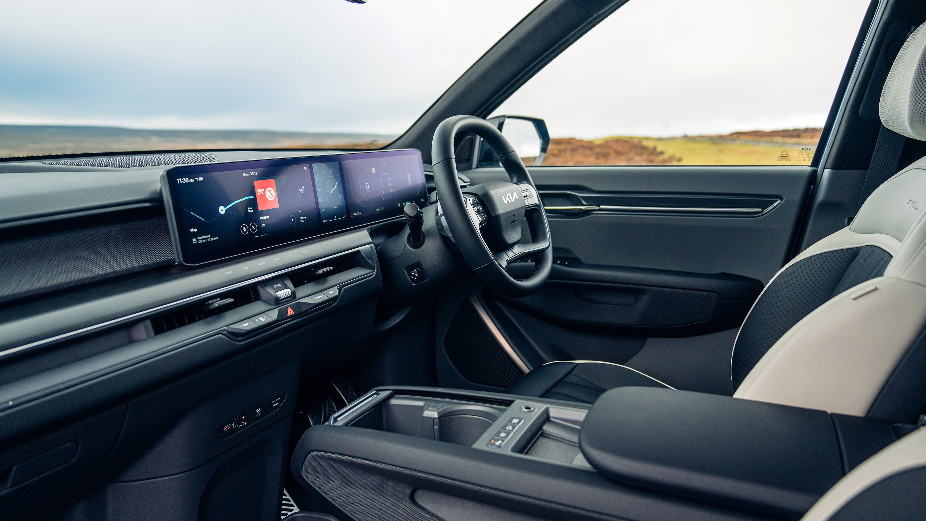 Kia EV9 UK - interior