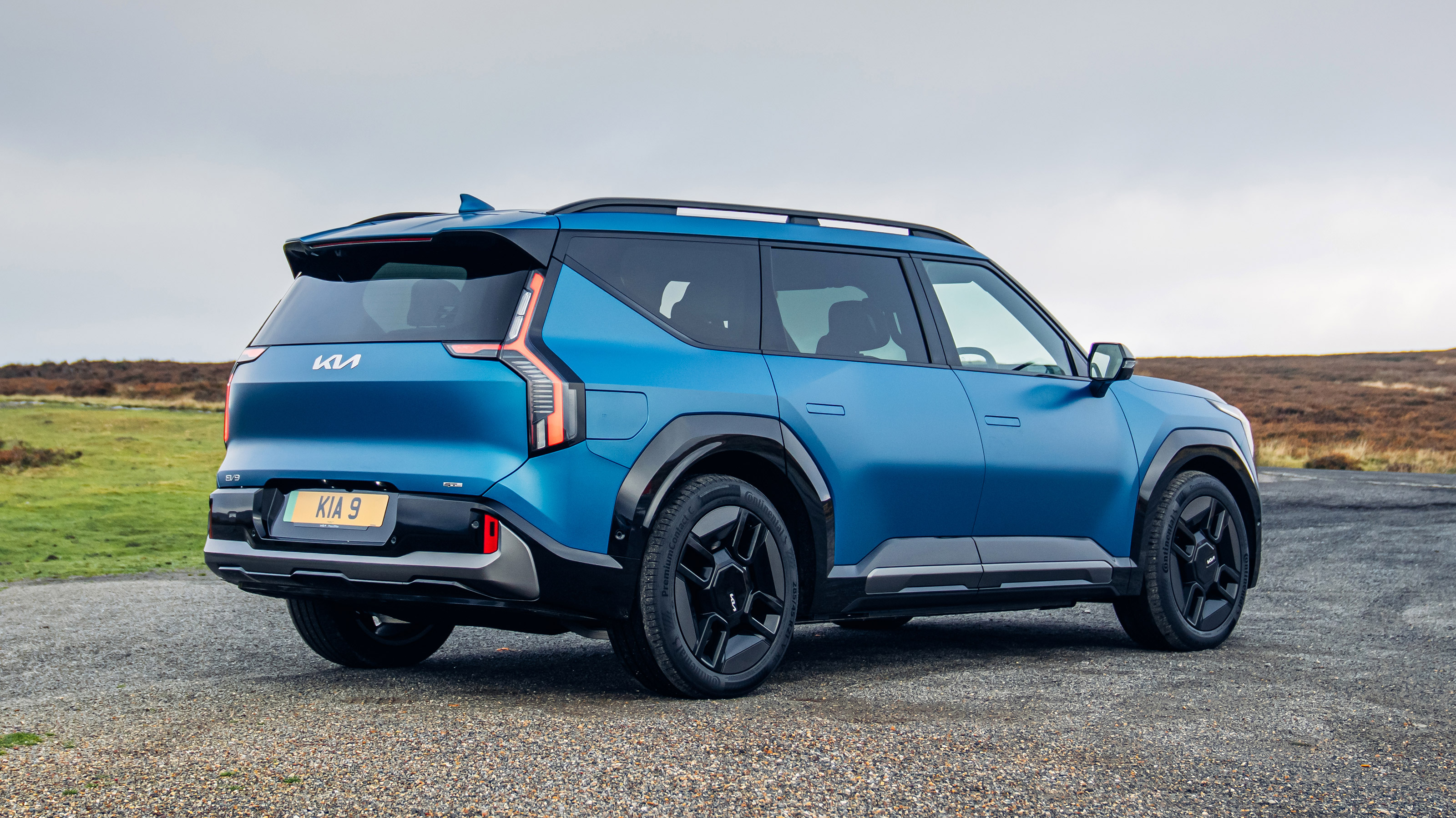 Kia EV9 UK - rear static