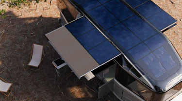 Lightship L1 caravan - roof