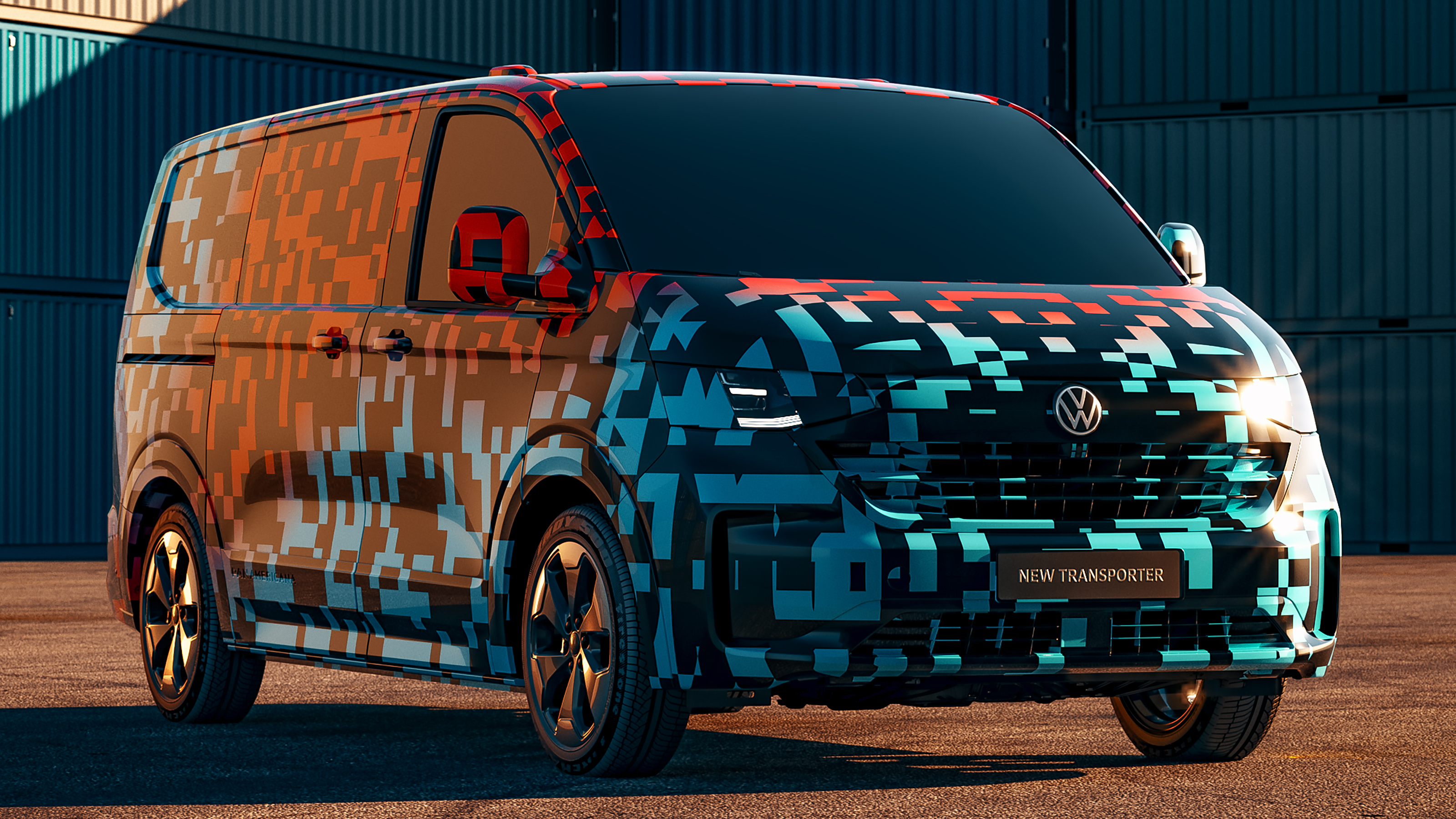 Volkswagen Transporter (camouflaged) - front static