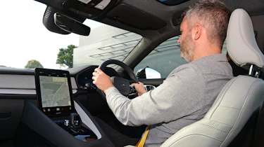 Richard Ingram driving the Polestar 2 Long Range Dual Motor Performance Pack