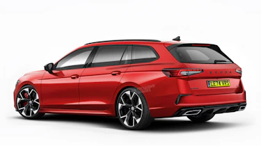 Skoda Superb vRS Estate - rear (watermarked)