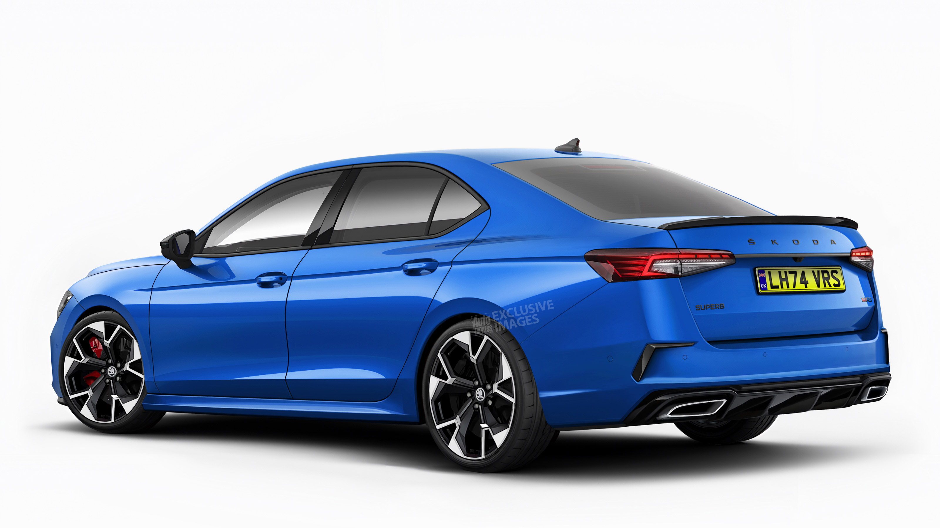 Skoda Superb vRS - rear (watermarked)