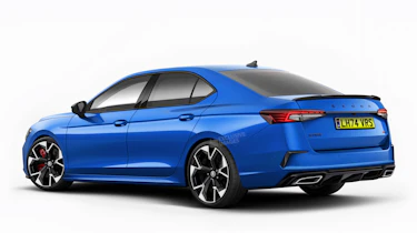 Skoda Superb vRS - rear (watermarked)