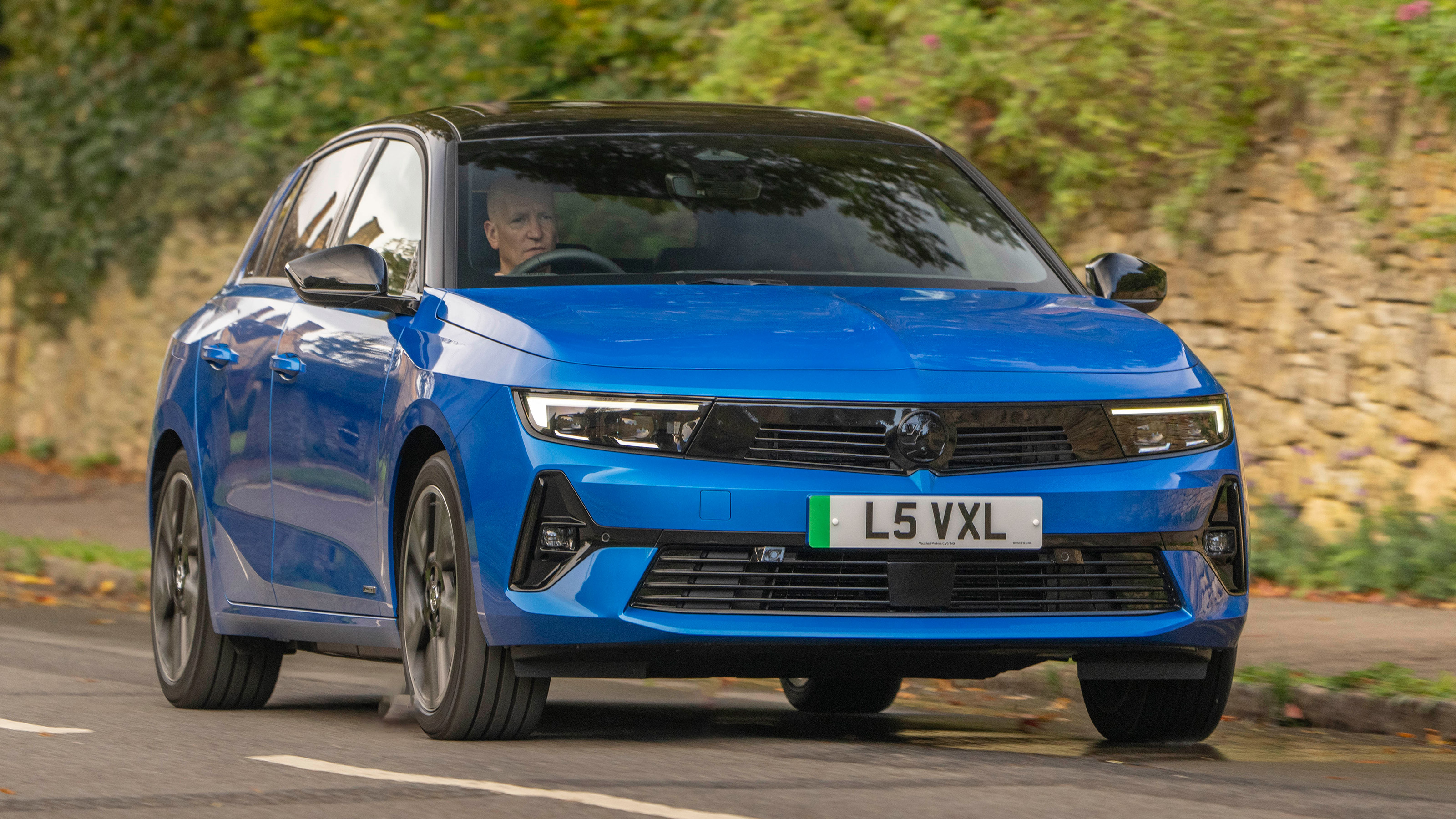 Vauxhall Astra Electric UK - front cornering