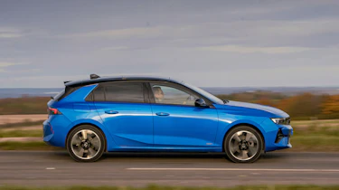 Vauxhall Astra Electric UK - side