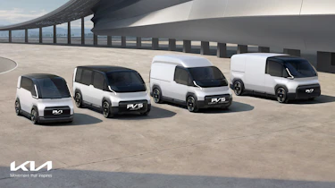 Kia electric commercial vehicle concepts - line-up