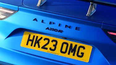 Alpine A110 R - tailgate badging