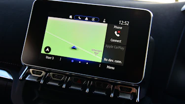 Alpine A110 R - infotainment screen